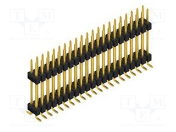Connector: pin strips; pin header; male; PIN: 42; 2.54mm; SMT; 2x21