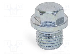 Hexagon head screw plug; without seal; Thread: G 1/2"; steel