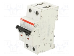 Circuit breaker; 400VAC; 400VDC; Inom: 20A; Poles: 2; Charact: B
