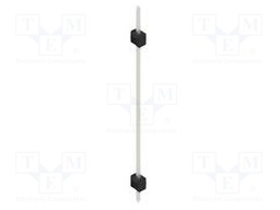 Connector: pin strips; pin header; male; PIN: 1; 2.54mm; THT; 1x1