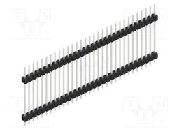 Connector: pin strips; pin header; male; PIN: 31; 2.54mm; THT; 1x31