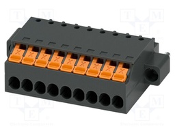 PCB connector, nominal cross section: 1.5 mm2, color: black,