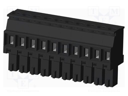 Connector: pluggable terminal block; plug; female; angled 90°