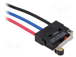 Microswitch SNAP ACTION; with lever (with roller); SPDT; Pos: 2