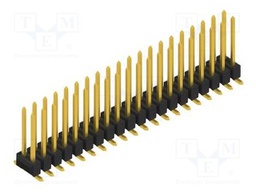 Connector: pin strips; pin header; male; PIN: 40; 2.54mm; SMT; 2x20