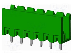 Connector: pluggable terminal block; socket; male; straight; THT