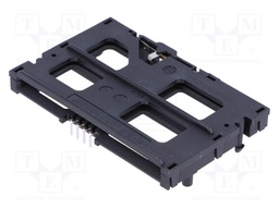 Connector: for cards; Smart Card; without ejector; THT; 30mΩ