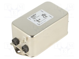 Filter: anti-interference; one-phase; 250VAC; Cx: 1uF; Cy: 4.7nF