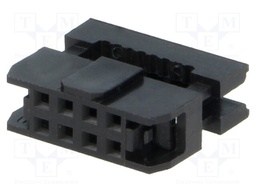 Plug; IDC; female; PIN: 8; IDC; for ribbon cable; 1mm; gold-plated