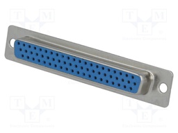 D-Sub HD; PIN: 62; plug; female; straight; soldering; for cable