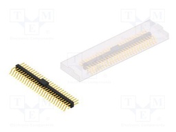 Connector: pin strips; pin header; male; PIN: 54; 2.54mm; SMT; 2x27