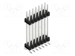 Connector: pin strips; pin header; male; PIN: 14; 2.54mm; SMT; 2x7