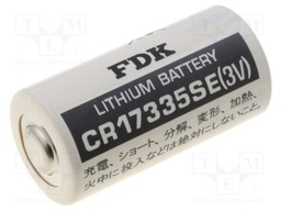 Battery: lithium; 3V; 2/3A,2/3R23; Ø17x33.5mm; 1800mAh