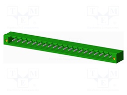 Connector: pluggable terminal block; socket; male; angled 90°