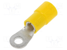 Ring terminal; M3,5; Ø: 3.7mm; 4÷6mm2; crimped; for cable; tinned