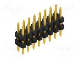 Connector: pin strips; pin header; male; PIN: 16; 2mm; THT; 2x8; 100V