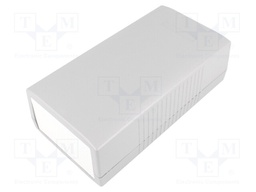Enclosure: with panel; X: 100mm; Y: 190mm; Z: 60mm; ABS; dark grey