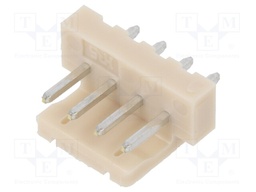 Socket; wire-board; male; DF1; 2.5mm; PIN: 4; THT; on PCBs; 250V; 3A