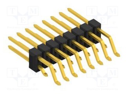 Connector: pin strips; pin header; male; PIN: 16; 2.54mm; SMT; 2x8