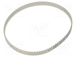 Timing belt; T5; W: 10mm; H: 2.2mm; Lw: 420mm; Tooth height: 1.2mm