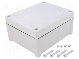 Enclosure: multipurpose; X: 163mm; Y: 201mm; Z: 98mm; TEMPO; grey