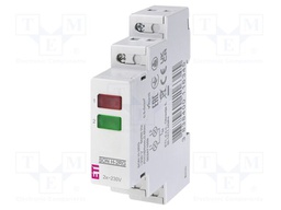 Voltage indicator; 230VAC; IP20; for DIN rail mounting