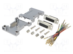 Transition: adapter; both sides,D-Sub 15pin female