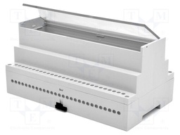 Enclosure: for DIN rail mounting; No.of mod: 9