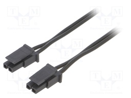 Cable; Micro-Fit 3.0; cables,female; PIN: 2; 0.2m; 4A; TLYp; 0.35mm2