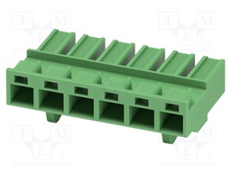 PCB connector, nominal cross section: 4 mm?, color: green, n