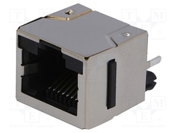 Socket; RJ45; Cat: 5; shielded; Layout: 8p8c; THT; straight