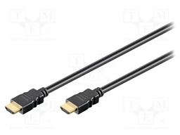 Cable; HDMI 1.4; HDMI plug,both sides; 10m; black
