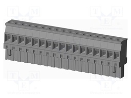 Connector: pluggable terminal block; plug; female; angled 90°