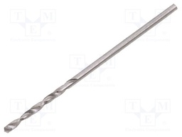 Drill bit; for metal; Ø: 1.3mm; HSS; Features: hardened