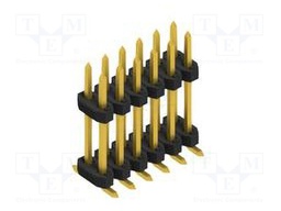 Connector: pin strips; pin header; male; PIN: 12; 2mm; SMT; 2x6; 100V