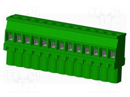 Connector: pluggable terminal block; plug; female; angled 90°