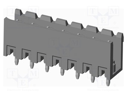 Connector: pluggable terminal block; socket; male; on PCBs