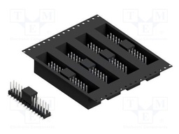 Connector: pin strips; pin header; male; PIN: 28; 2.54mm; SMT; 2x14