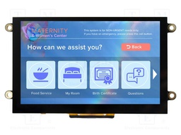 Display: TFT; 800x480; Illumin: LED; Window dimensions: 109x65.8mm