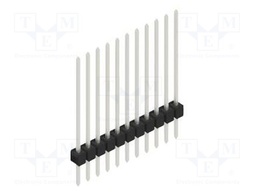 Connector: pin strips; pin header; male; PIN: 11; 2.54mm; THT; 1x11