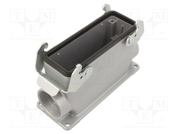 Enclosure: for HDC connectors; C146; size E24; with double latch