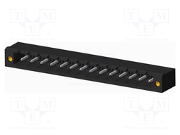 Connector: pluggable terminal block; socket; male; on PCBs