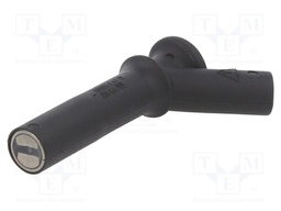 Probe tip; 2A; black; Tip diameter: 11mm; Socket size: 4mm