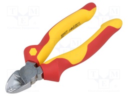 Pliers; insulated,side,cutting; for voltage works; steel; 160mm