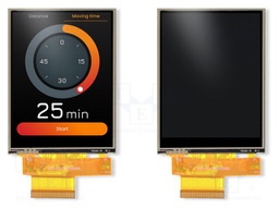 Display: TFT; 2.8"; 240x320; Illumin: LED; 50x69.2mm; RGB