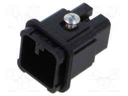 Connector: HDC; contact insert; male; CD; PIN: 7; 7+PE; size 21.21
