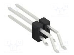 Connector: pin strips; pin header; male; PIN: 4; 2.54mm; SMT; 2x2