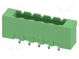 PCB headers, nominal cross section: 2.5 mm?, color: green, n