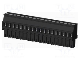 Connector: pluggable terminal block; plug; female; angled 90°