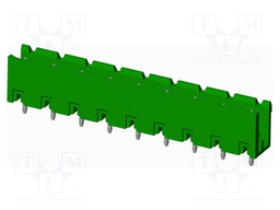 Connector: pluggable terminal block; socket; male; straight; THT